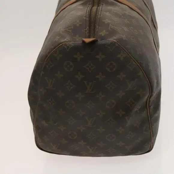 LOUIS VUITTON Monogram Keepall 55 Boston Bag M41424